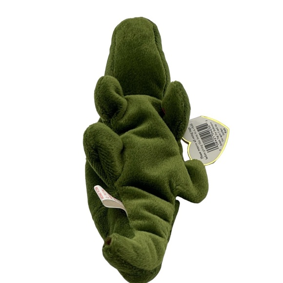 TY Beanie Baby Ally Alligator Toy Plush P.V.C. Pellets 1993 Vintage Kids NWT - Picture 4 of 9